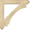 Ekena Millwork Imperial Arts and Crafts Rough Sawn Bracket w/ Offset Brace, Douglas Fir, 6"W x 32"D x 32"H BKT0604X32X32IMP03RDF - alternate 3